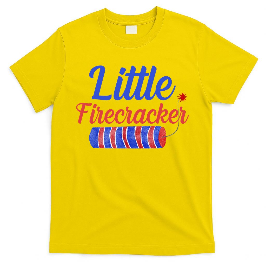 Little Firecracker Funny 4th Of July T-Shirt