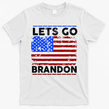 Lets Go Brandon USA Flag LGB United States T-Shirt