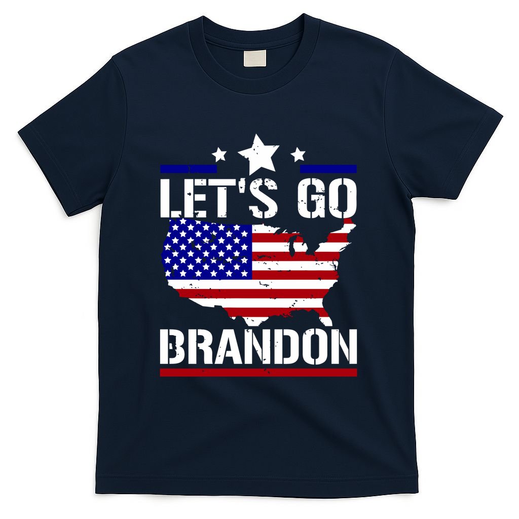 Let's Go Brandon USA Country Flag LGB FJB T-Shirt