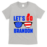 Let's Go Brandon USA Sunglasses Trump Flag LGB FJB T-Shirt