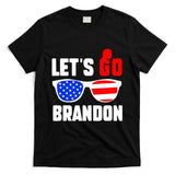 Let's Go Brandon USA Sunglasses Trump Flag LGB FJB T-Shirt