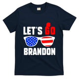 Let's Go Brandon USA Sunglasses Trump Flag LGB FJB T-Shirt