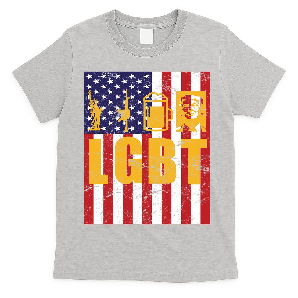 LGBT USA American trump Flag T-Shirt