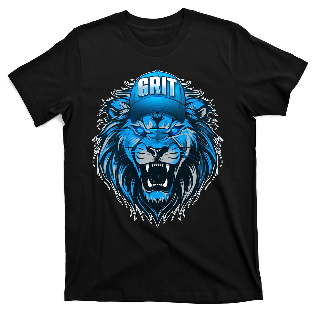 Lion Grit Detroit Football Sports Fan T-Shirt