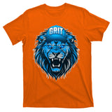 Lion Grit Detroit Football Sports Fan T-Shirt