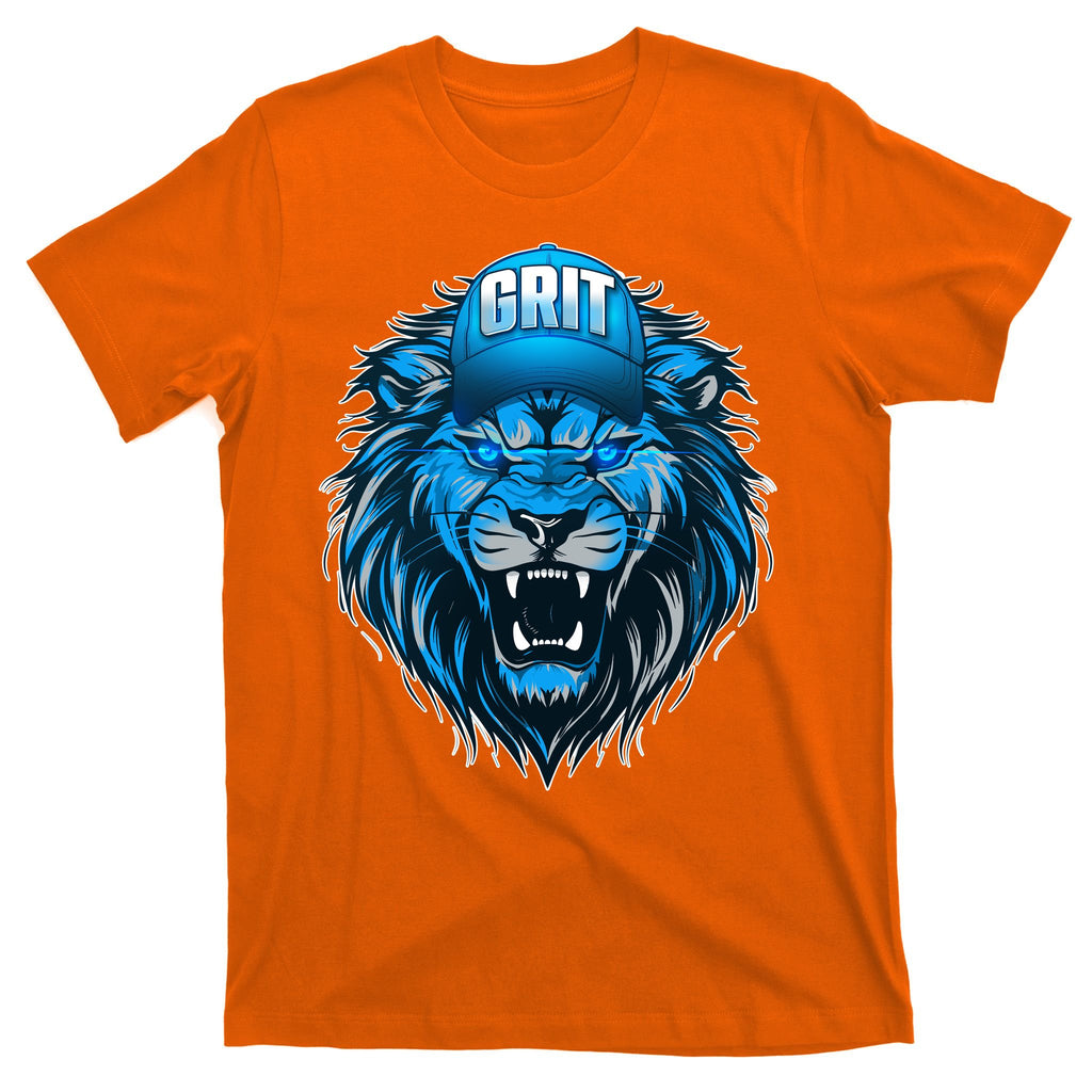 Lion Grit Detroit Football Sports Fan T-Shirt