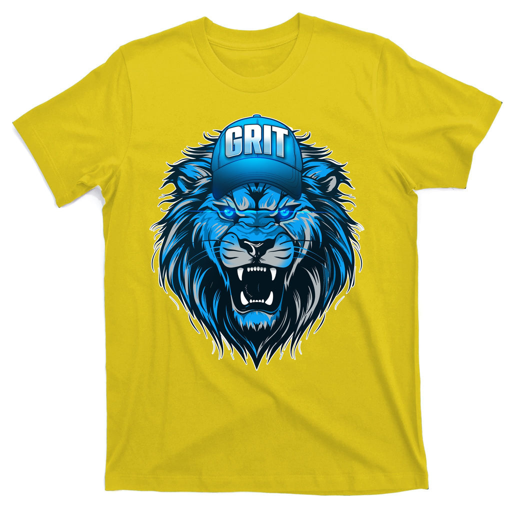 Lion Grit Detroit Football Sports Fan T-Shirt