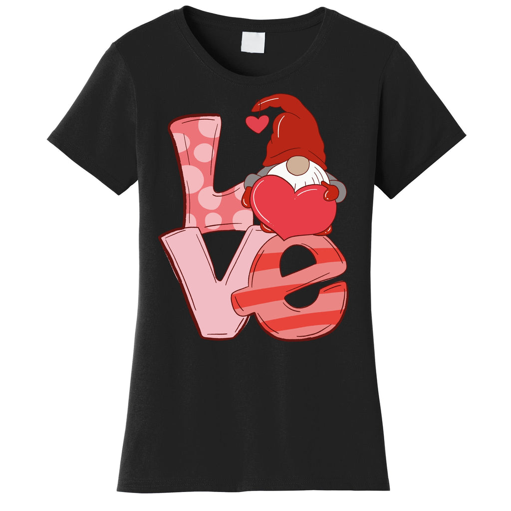 Love Gnome Valentines Day Cute Gift Women's T-Shirt