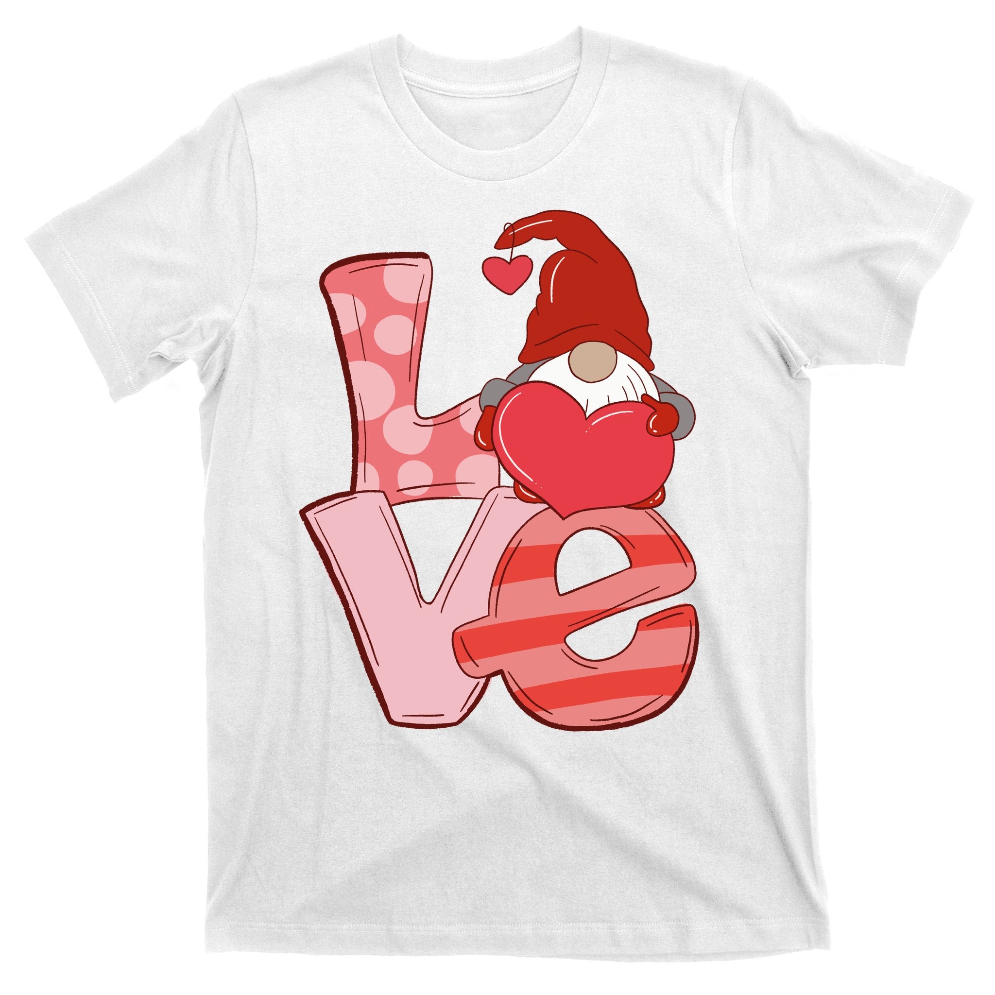 Love Gnome Valentines Day Cute Gift T-Shirt
