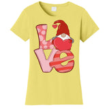 Love Gnome Valentines Day Cute Gift Women's T-Shirt