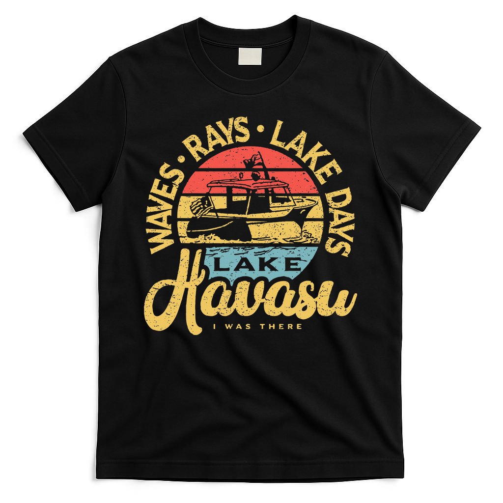 Lake Havasu Arizona Boat Sandbar Party Summer Vacation T-Shirt