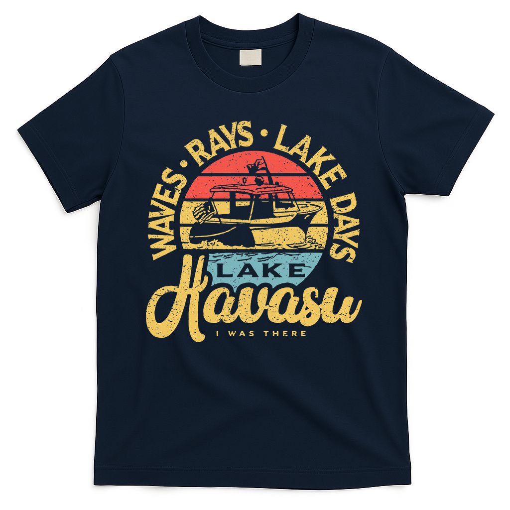 Lake Havasu Arizona Boat Sandbar Party Summer Vacation T-Shirt