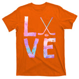 Love Hockey Color Design T-Shirt