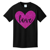 Love Heart Cute Valentine Kids T-Shirt