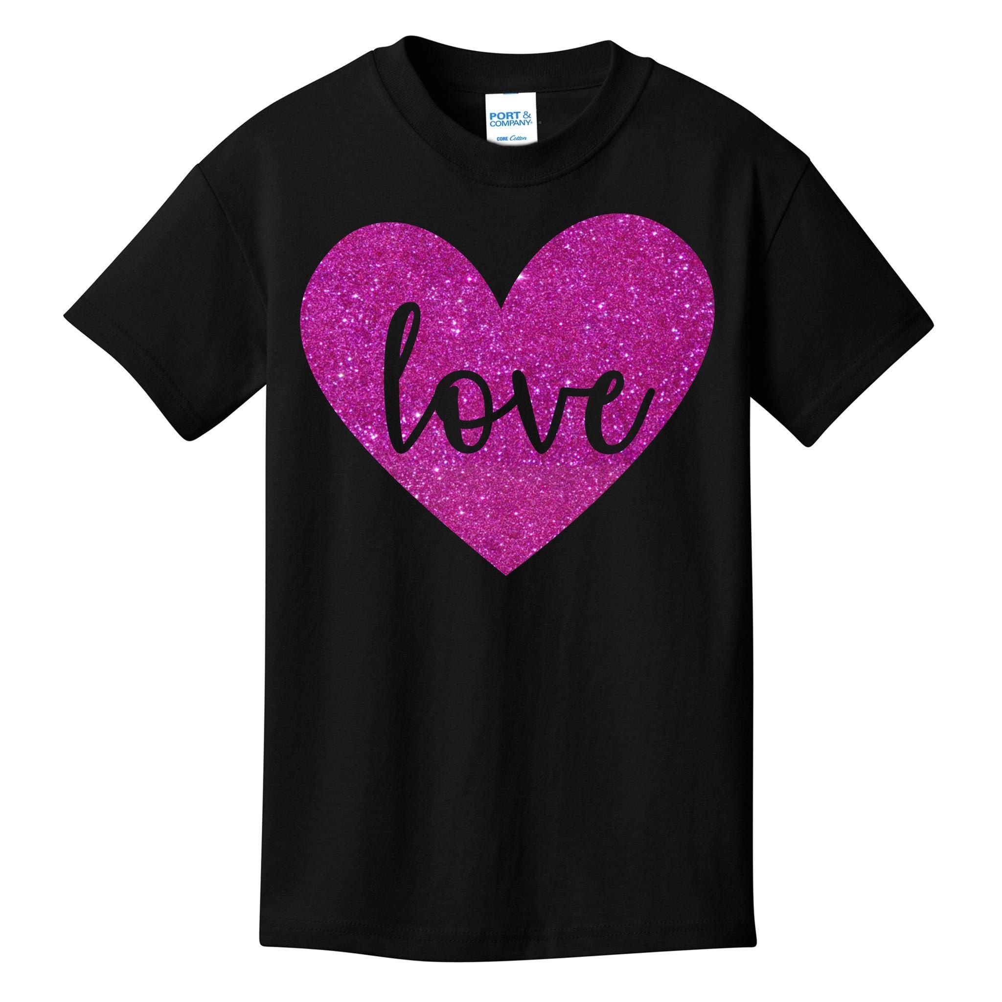 Love Heart Cute Valentine Kids T-Shirt