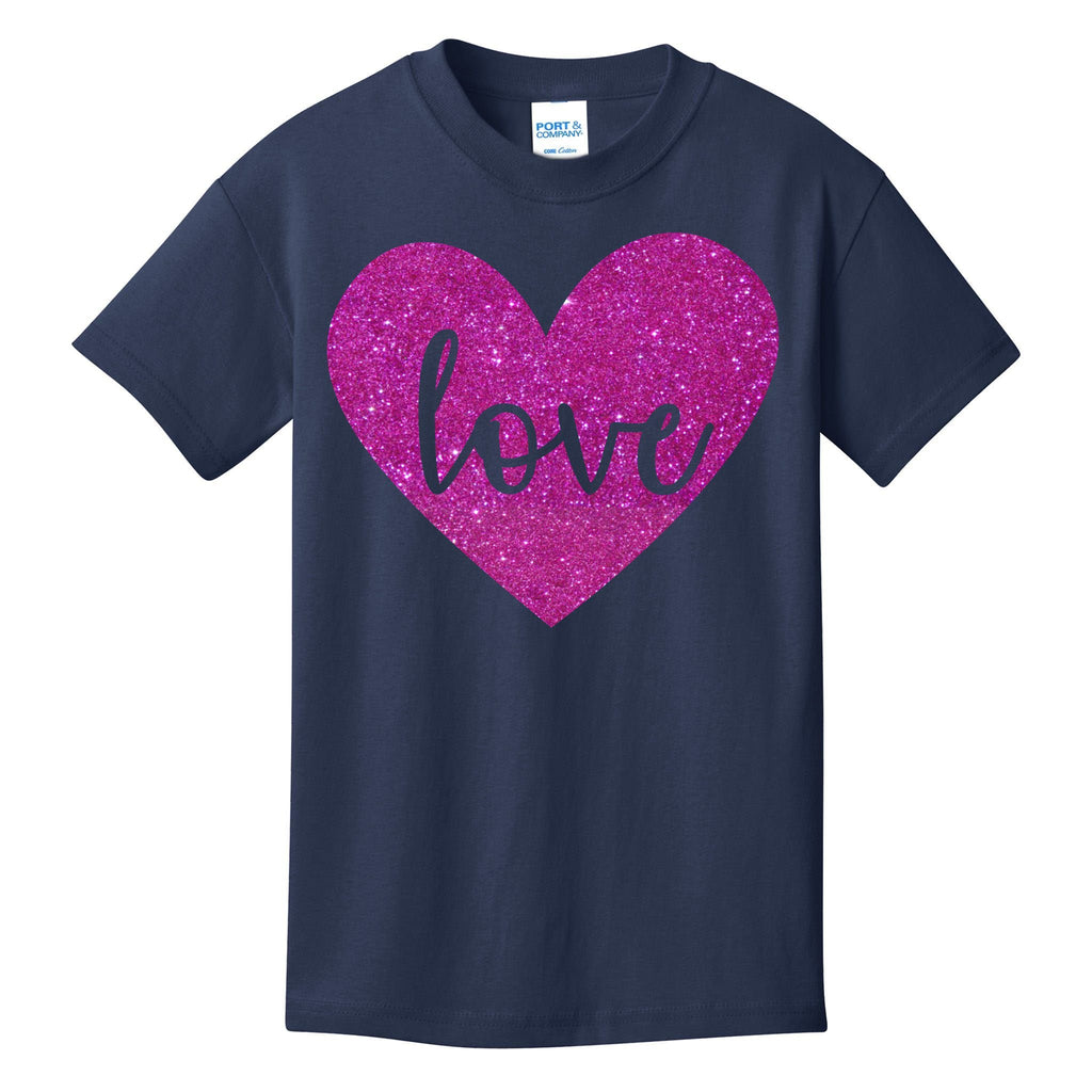 Love Heart Cute Valentine Kids T-Shirt
