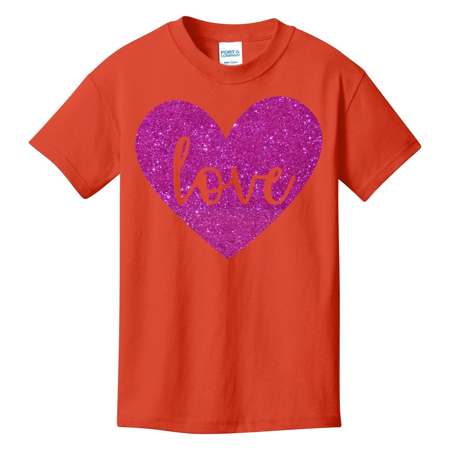 Love Heart Cute Valentine Kids T-Shirt