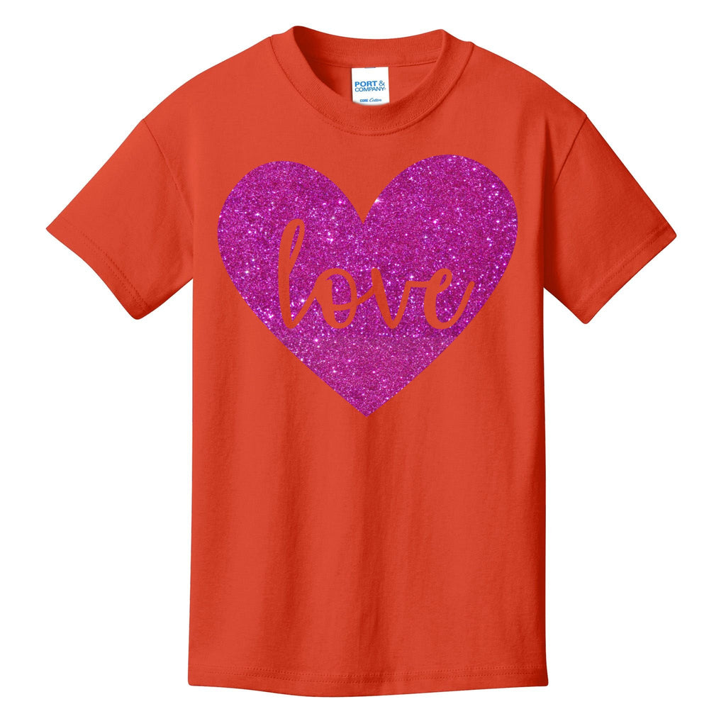 Love Heart Cute Valentine Kids T-Shirt