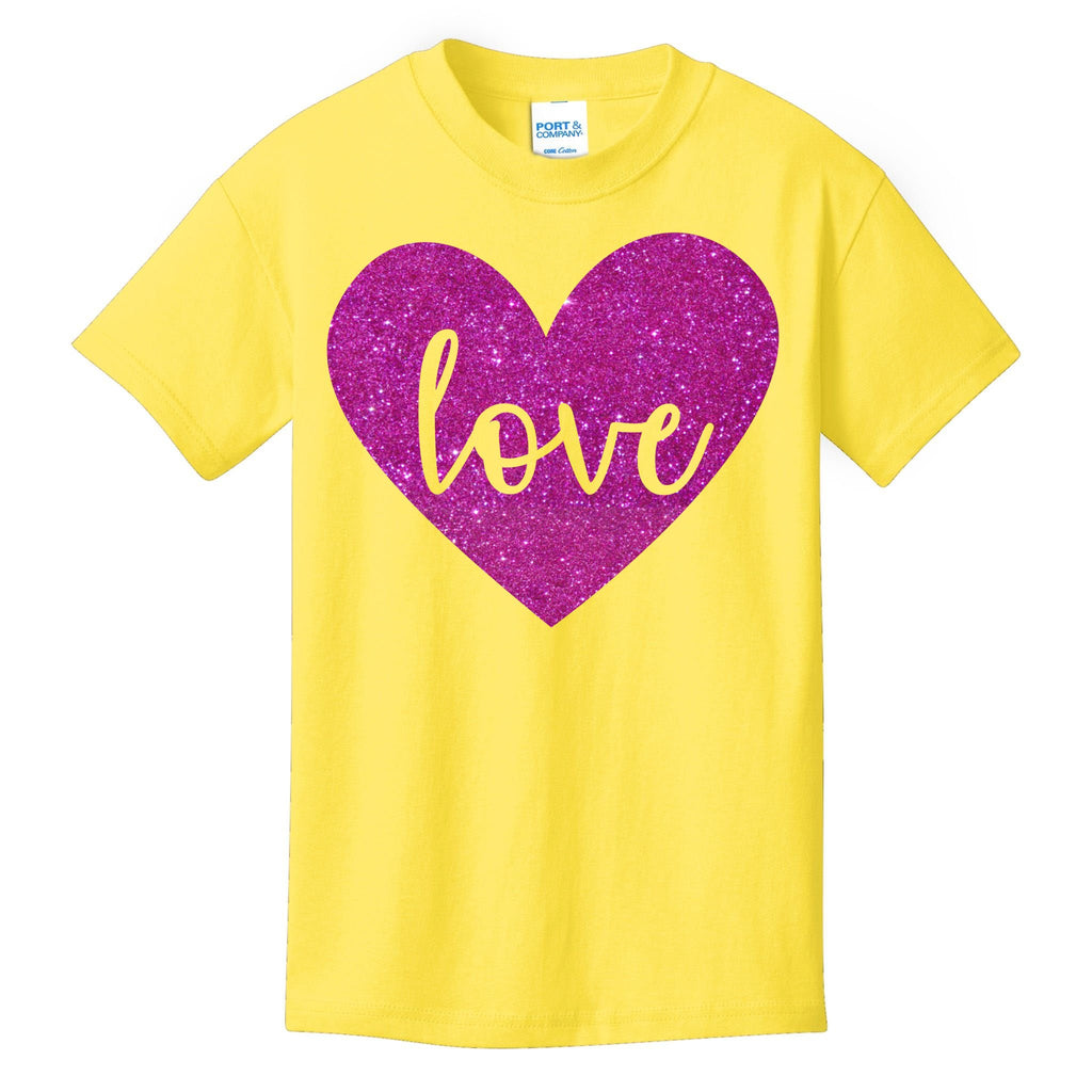 Love Heart Cute Valentine Kids T-Shirt