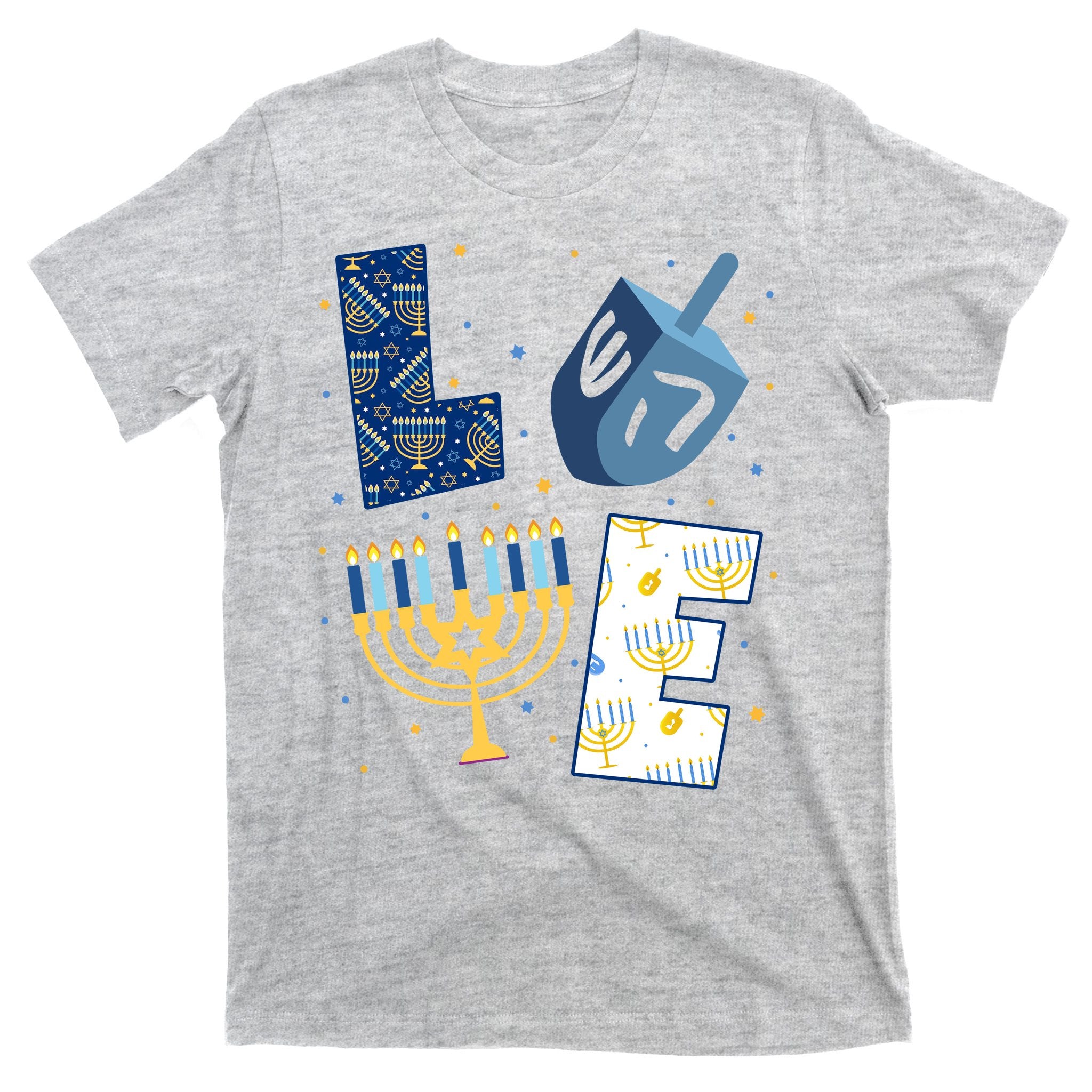 Love Hanukkah Jewish Festive Holiday T-Shirt