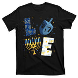 Love Hanukkah Jewish Festive Holiday T-Shirt
