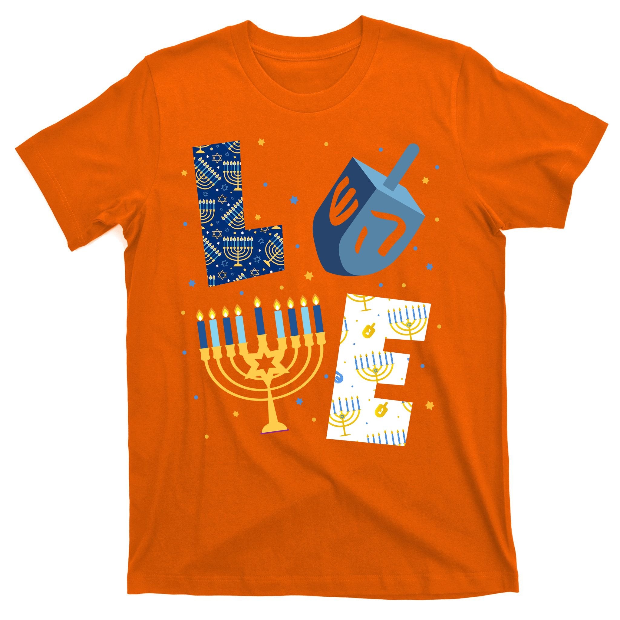 Love Hanukkah Jewish Festive Holiday T-Shirt