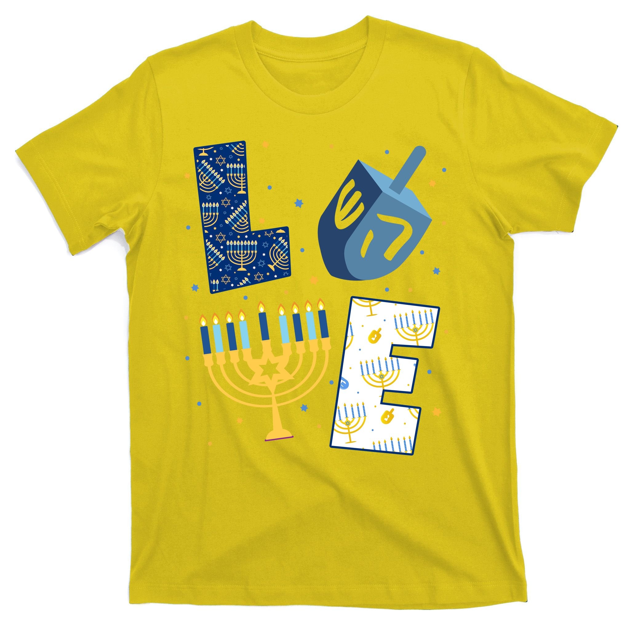 Love Hanukkah Jewish Festive Holiday T-Shirt
