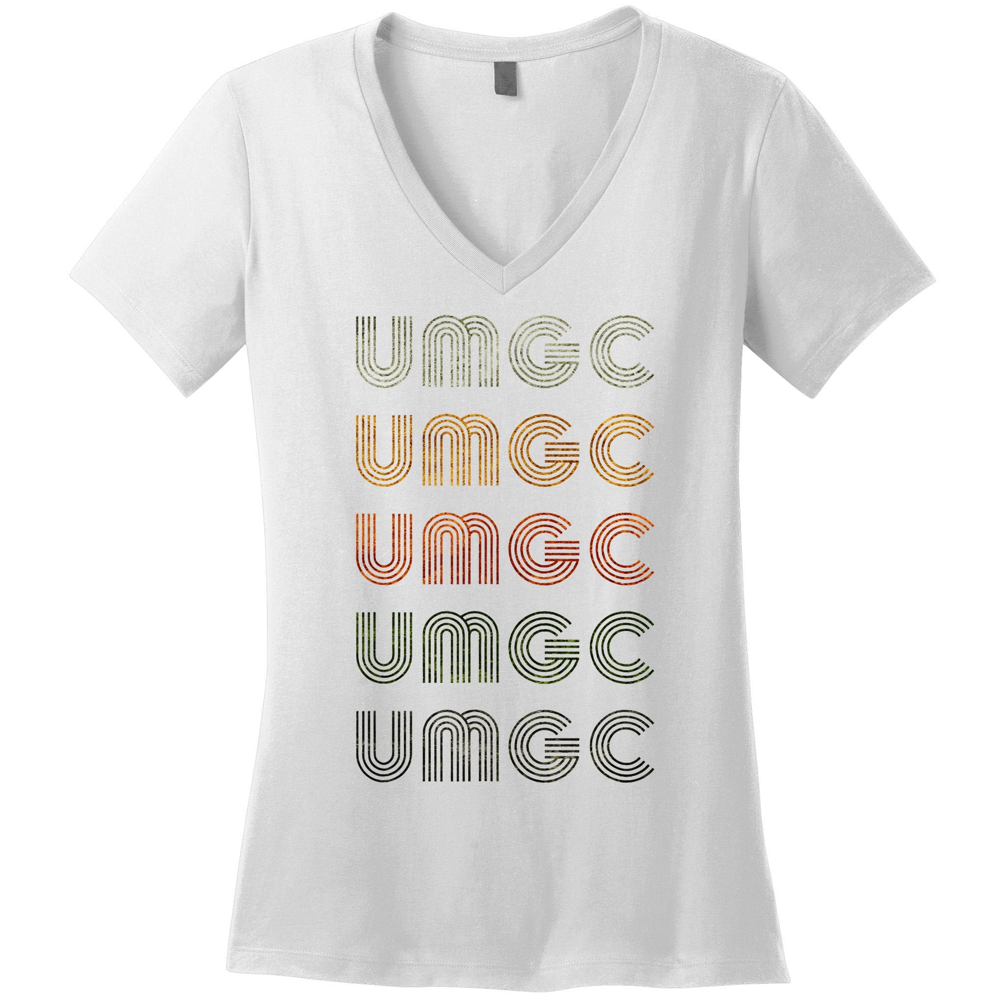 Love Heart Umgc Women's V-Neck T-Shirt