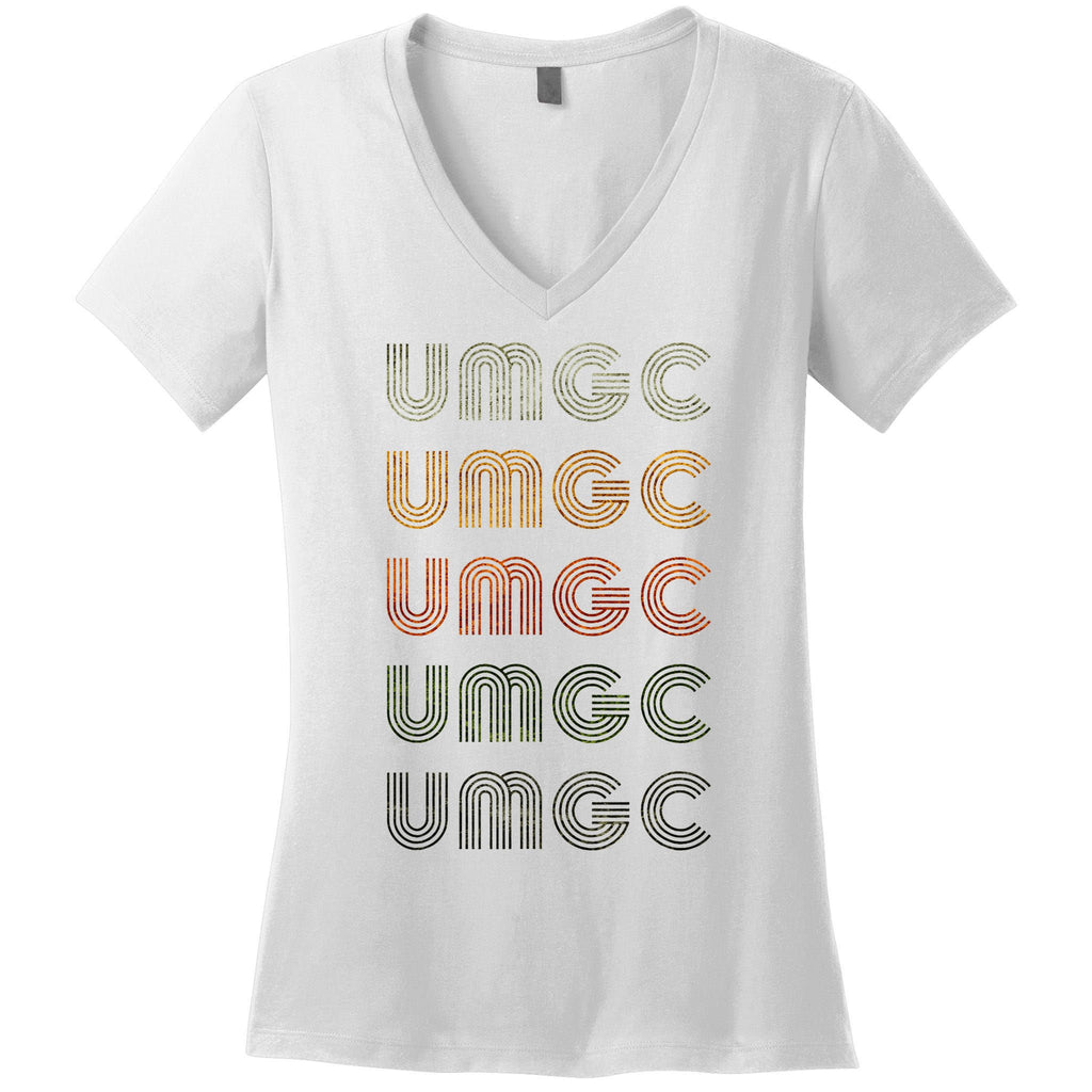 Love Heart Umgc Women's V-Neck T-Shirt