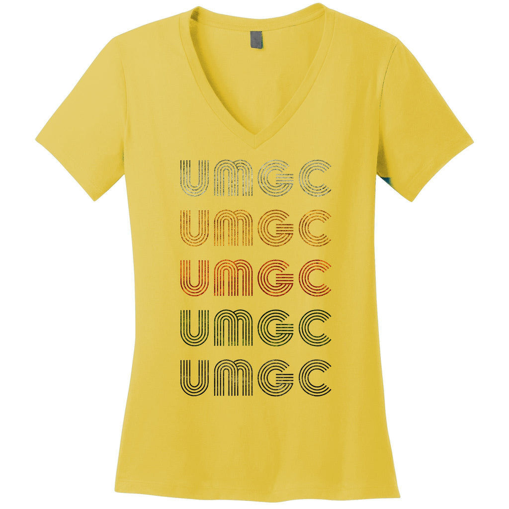 Love Heart Umgc Women's V-Neck T-Shirt