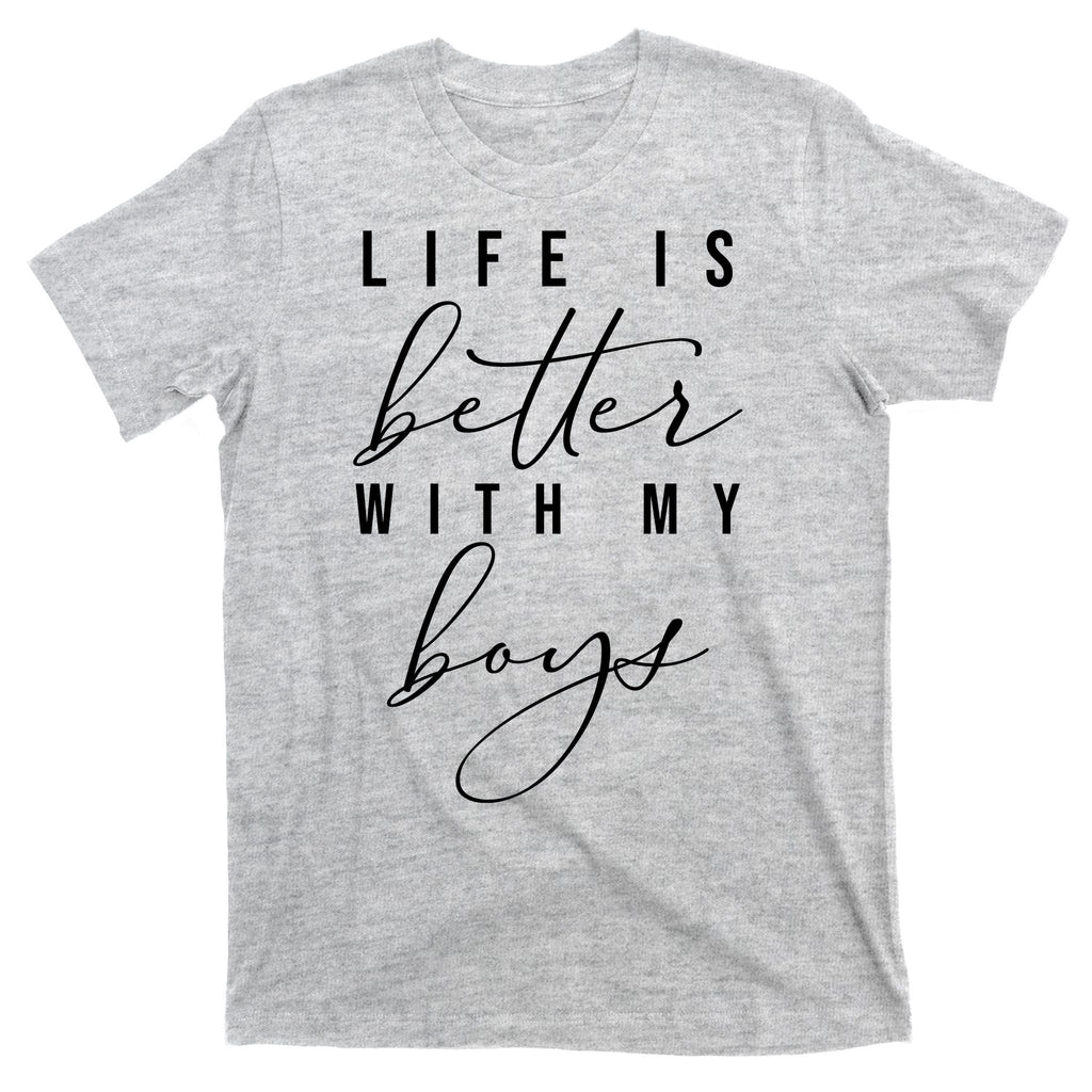 Life Is Better Cute Boy Parent Gift T-Shirt