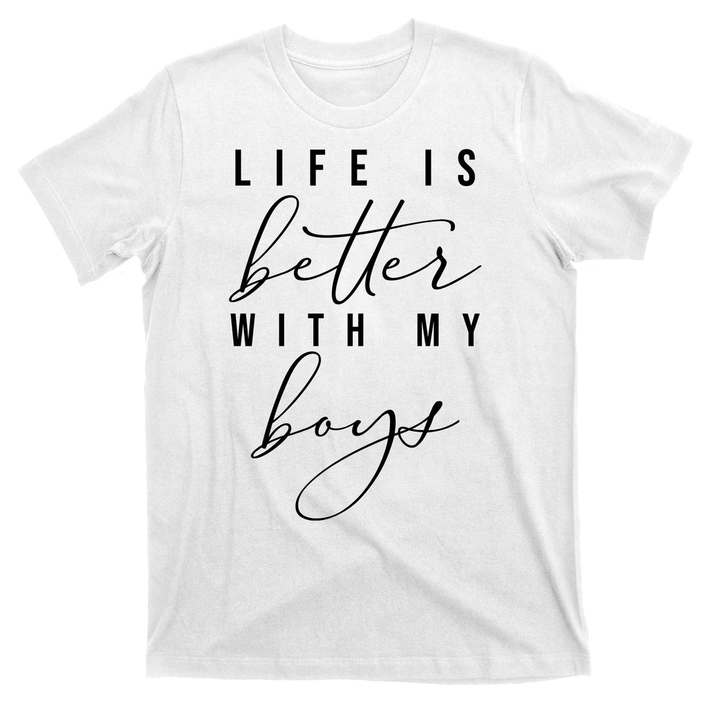 Life Is Better Cute Boy Parent Gift T-Shirt