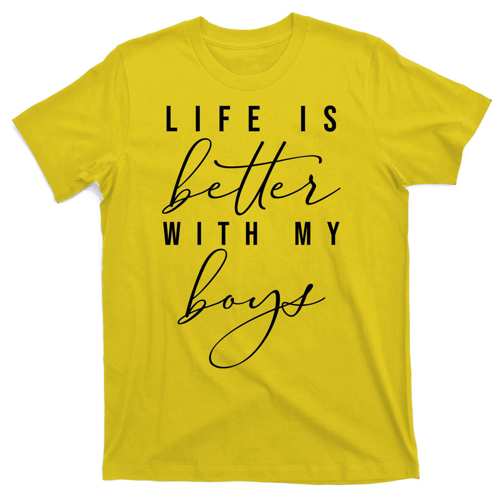 Life Is Better Cute Boy Parent Gift T-Shirt