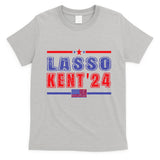 Lasso Kent 24 Funny Usa Flag Sports 4th Of July T-Shirt