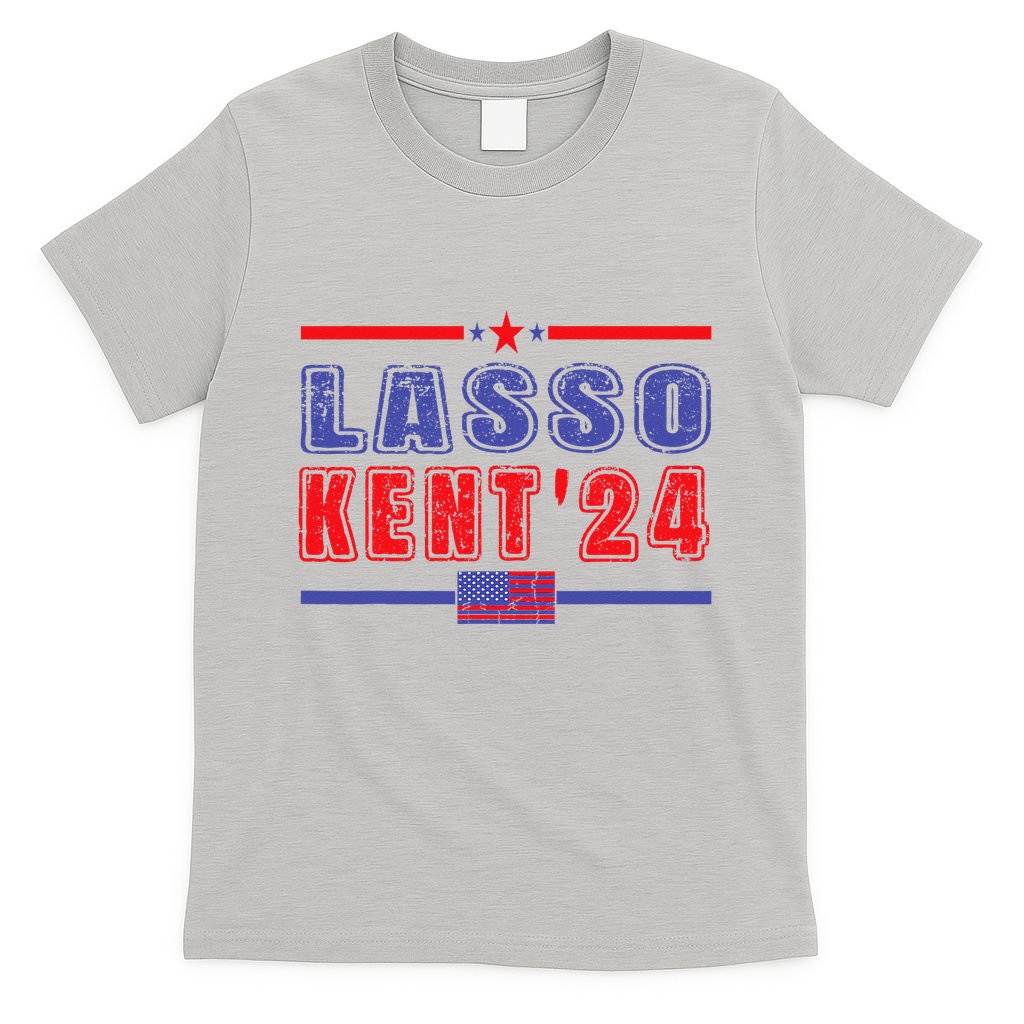 Lasso Kent 24 Funny Usa Flag Sports 4th Of July T-Shirt