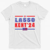 Lasso Kent 24 Funny Usa Flag Sports 4th Of July T-Shirt