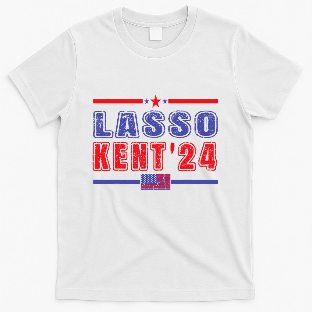 Lasso Kent 24 Funny Usa Flag Sports 4th Of July T-Shirt
