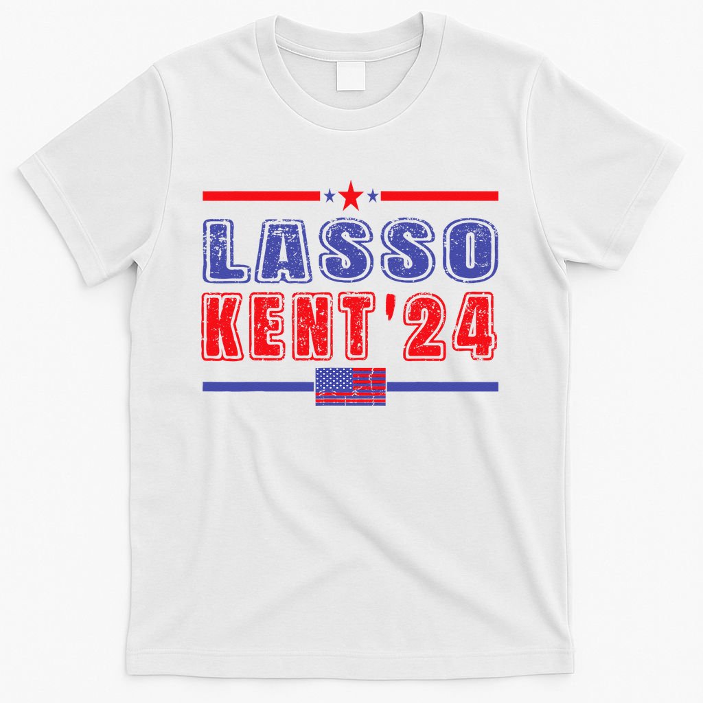 Lasso Kent 24 Funny Usa Flag Sports 4th Of July T-Shirt