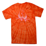 Lovebirds Kissing Tie-Dye T-Shirt