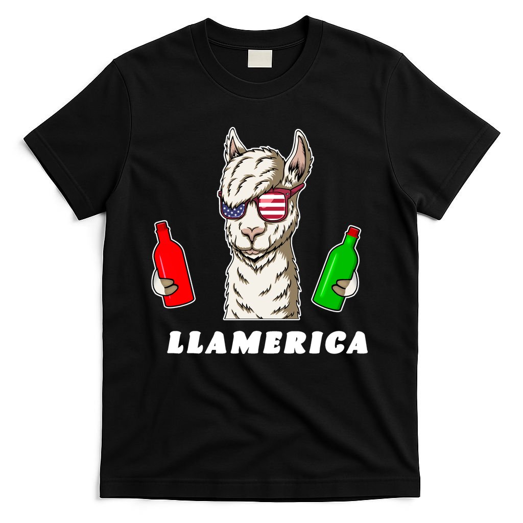 Llamerica Funny USA T-Shirt