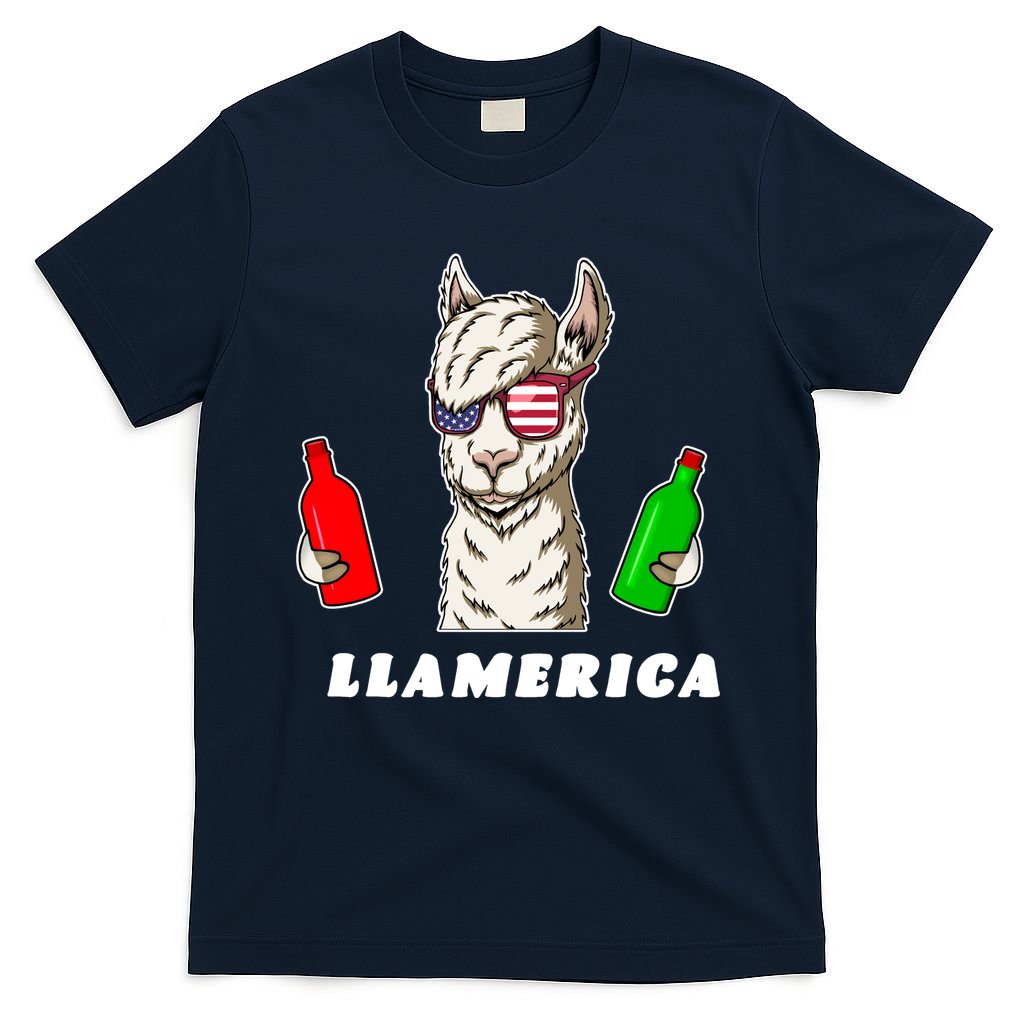 Llamerica Funny USA T-Shirt