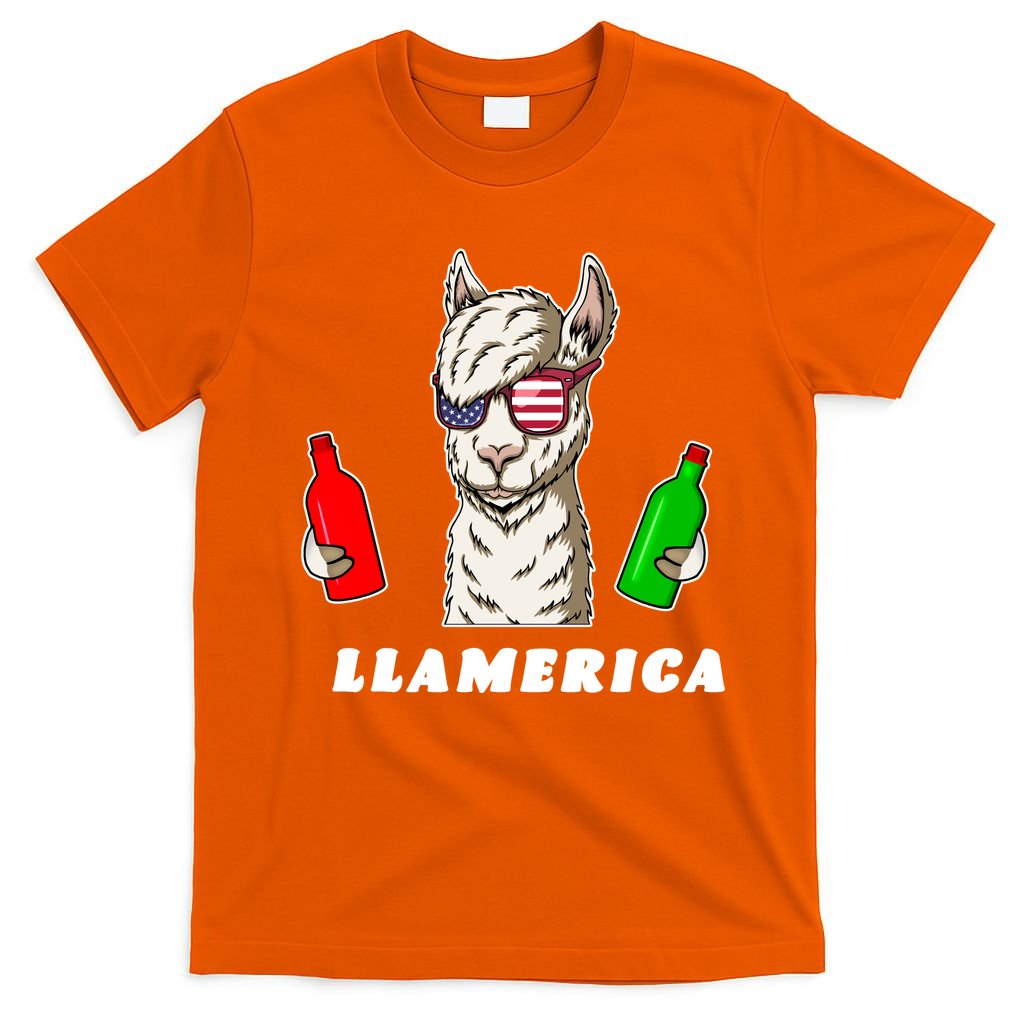 Llamerica Funny USA T-Shirt