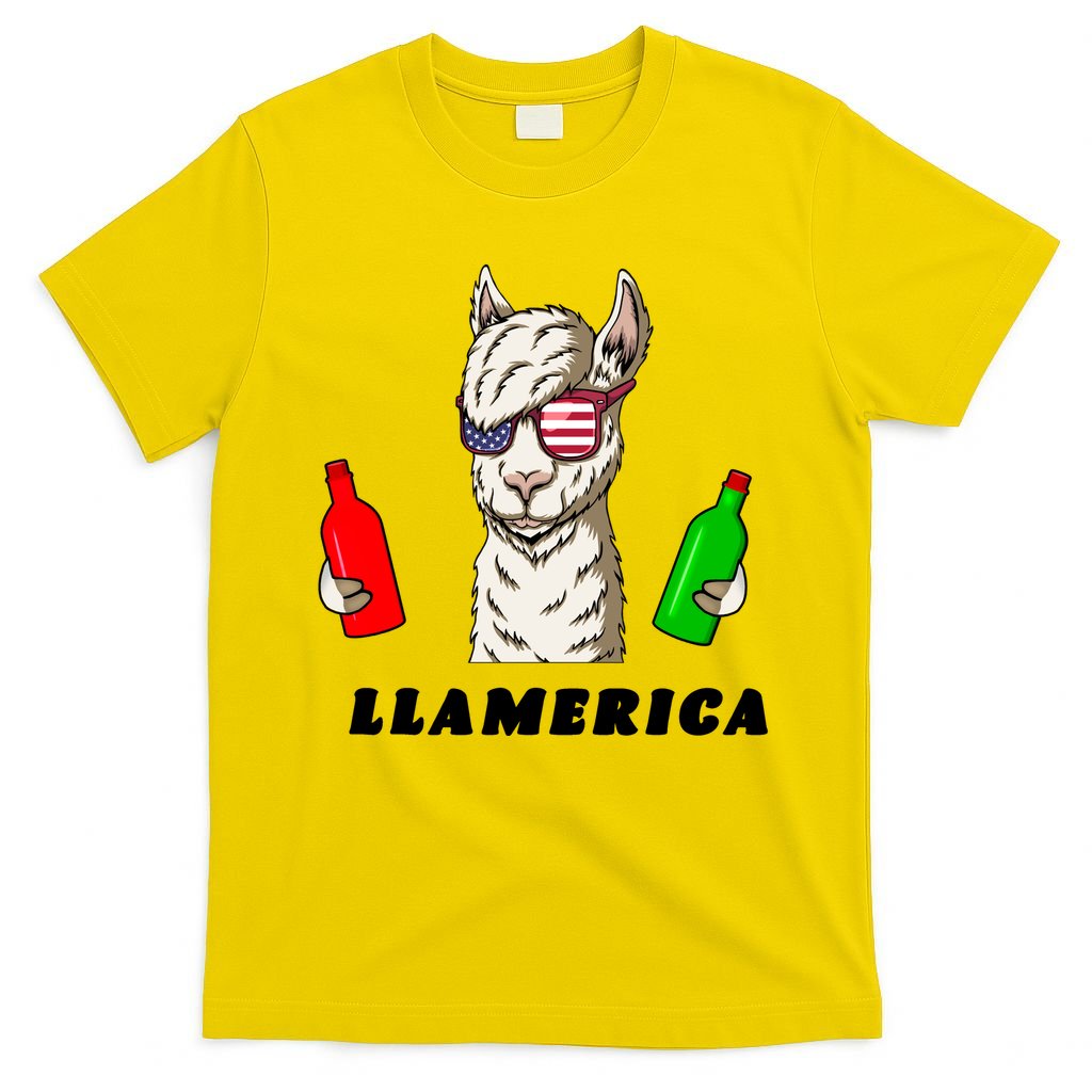 Llamerica Funny USA T-Shirt