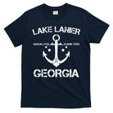 LAKE LANIER GEORGIA Funny Fishing Camping Summer Gift T-Shirt