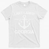 LAKE LANIER GEORGIA Funny Fishing Camping Summer Gift T-Shirt