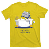 Live Laugh Toaster Bath Funny T-Shirt