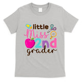 Little Miss 2nd Grade First Day Of Second Grade Cute T-Shirt