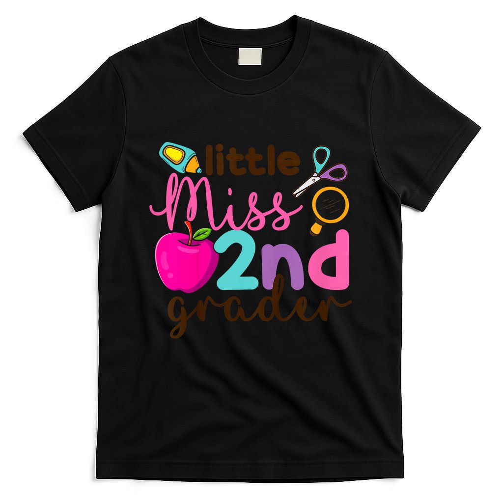 Little Miss 2nd Grade First Day Of Second Grade Cute T-Shirt