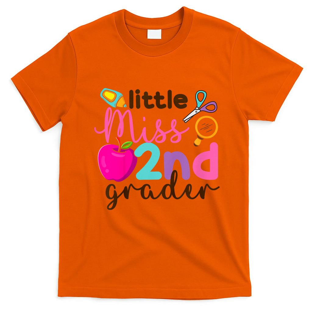 Little Miss 2nd Grade First Day Of Second Grade Cute T-Shirt