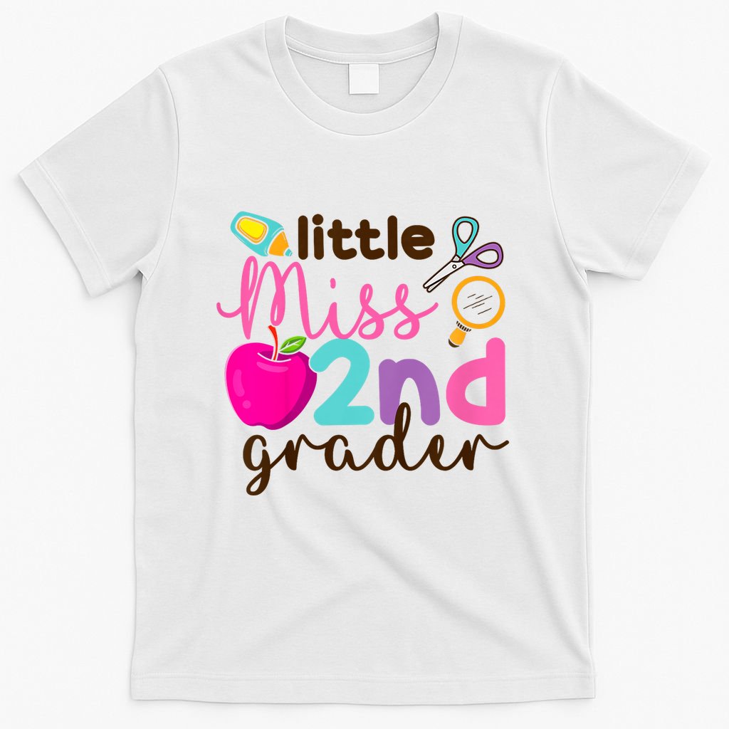 Little Miss 2nd Grade First Day Of Second Grade Cute T-Shirt